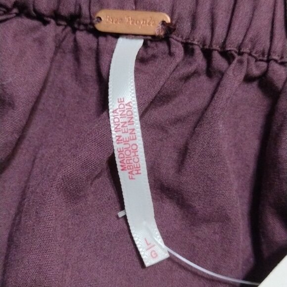 NWT Free People Endless Summer Beachside Plum Halter Backless Maxi Dress Large - Picture 13 of 14